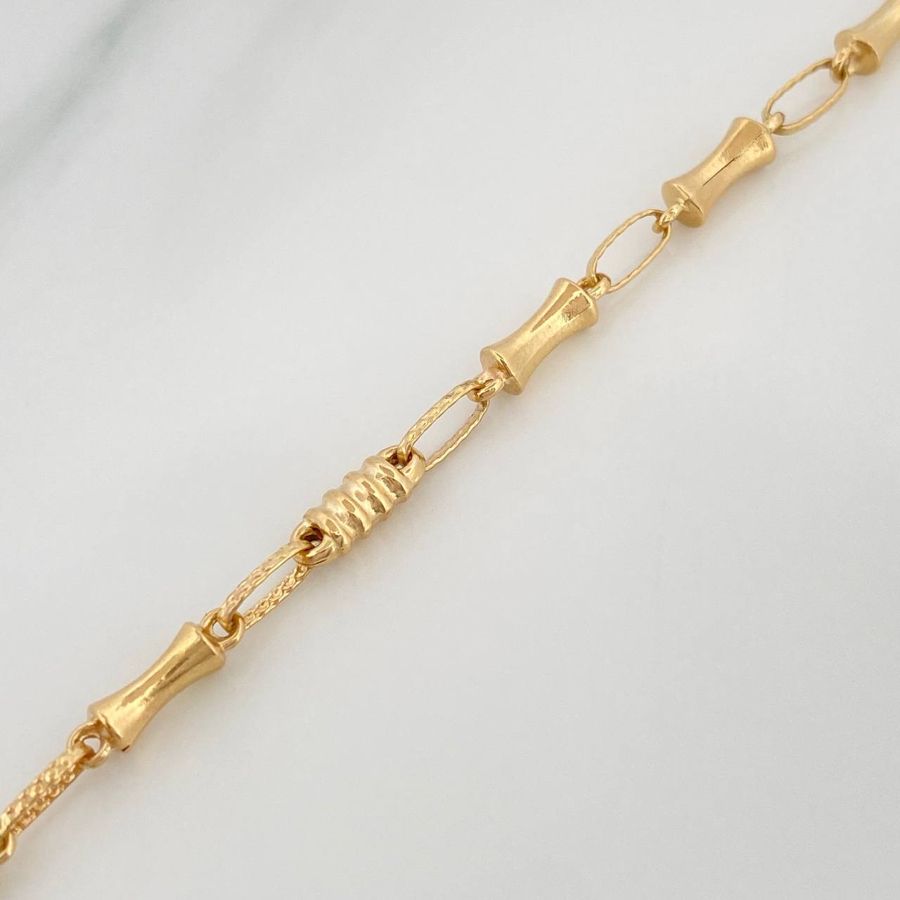 Pulso Rustico Reloj De Arena 3.8 g / 21 cm / 3.5 mm Oro Amarillo 18K