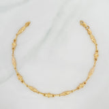 Pulso Rustico Dubai 4 g / 22 cm / 4 mm Oro Amarillo 18K