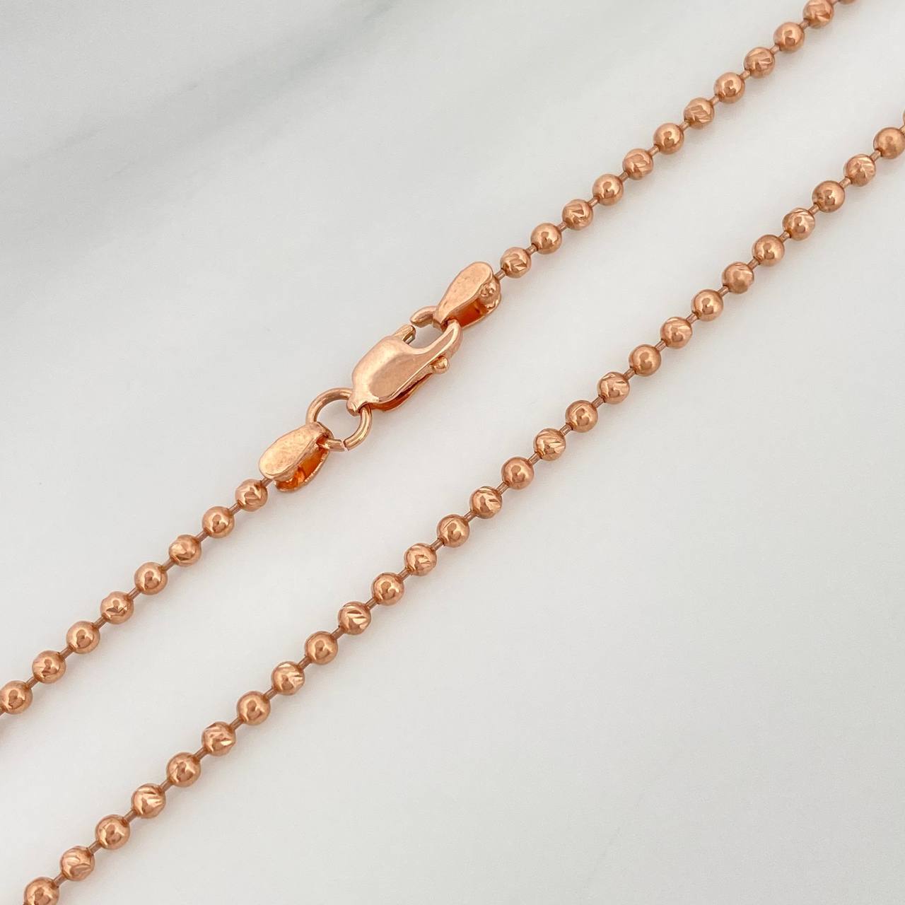 Cadena Militar 6.45 g / 52 cm / 1.7 mm Oro Rosa 18K