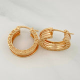 Candongas Bv 6.3 g / 2 cm Oro Amarillo 18K