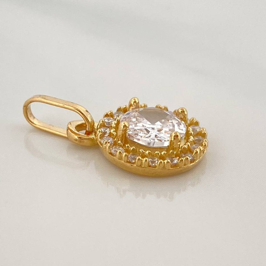 Dije Halo 1.8 g / 2 cm Oro Amarillo 18K