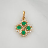 Dije Trebol 1.6 g / 2 cm Oro Amarillo 18K