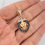 Dije León 3.25 g / 3.5 cm Tres Oros 18K