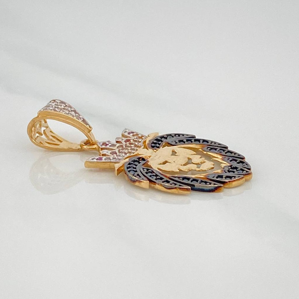 Dije León 3.25 g / 3.5 cm Tres Oros 18K
