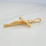 Dije Cruz Cristo 1.4 g / 4.4 cm Oro Amarillo 18K