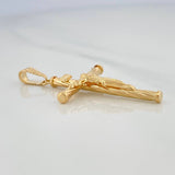 Dije Cruz Cristo 1.4 g / 4.4 cm Oro Amarillo 18K