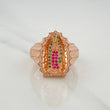 Anillo Virgen Guadalupe 6.65 g / T8 1/4 Oro Rosa 18K