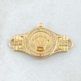 Herraje Correa Corona 5.35gr / 3.5cm / Oro Amarillo 18K ©
