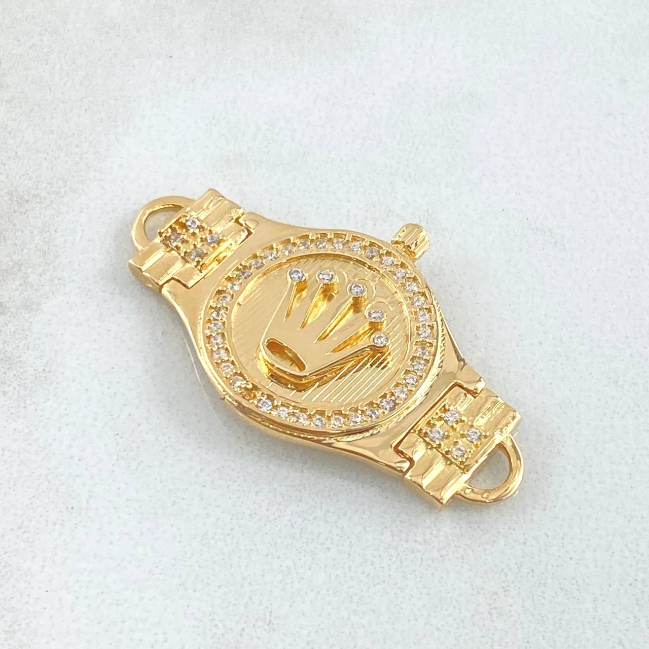 Herraje Correa Corona 5.35gr / 3.5cm / Oro Amarillo 18K ©