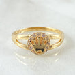 Anillo Corona 2.35gr / T5 1/2 / Oro Amarillo 18K ©