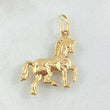 Dije Caballo 1.7gr / 3.2cm / Oro Amarillo 18K