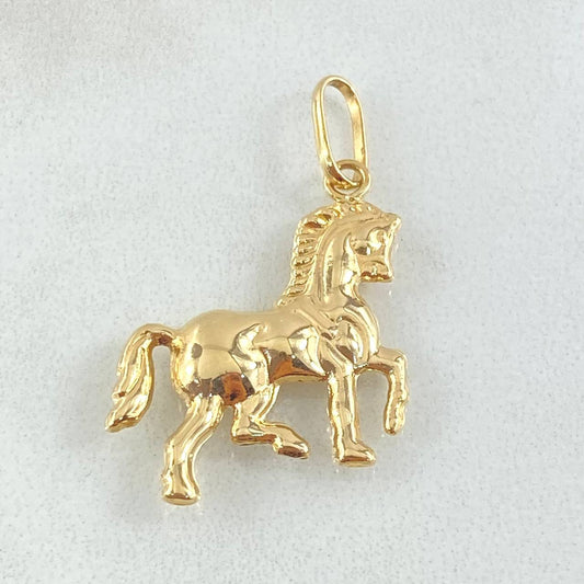 Dije Caballo 1.7gr / 3.2cm / Oro Amarillo 18K