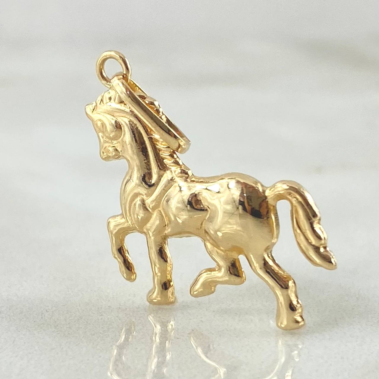 Dije Caballo 1.7gr / 3.2cm / Oro Amarillo 18K