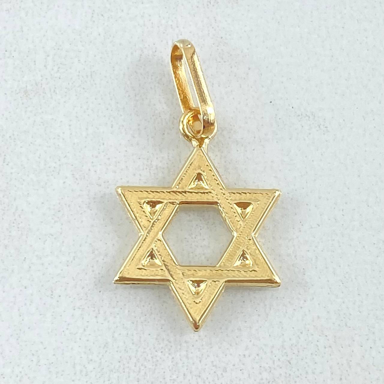 Dije Estrella De David 1gr / 2.5cm / Oro Amarillo 18K