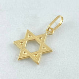 Dije Estrella De David 1gr / 2.5cm / Oro Amarillo 18K