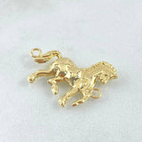 Herraje Caballo 1.6gr / 2.4cm / Oro Amarillo 18K
