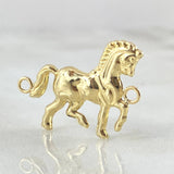 Herraje Caballo 1.6gr / 2.4cm / Oro Amarillo 18K