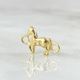 Herraje Caballo 0.45gr / 1.5cm / Oro Amarillo 18K