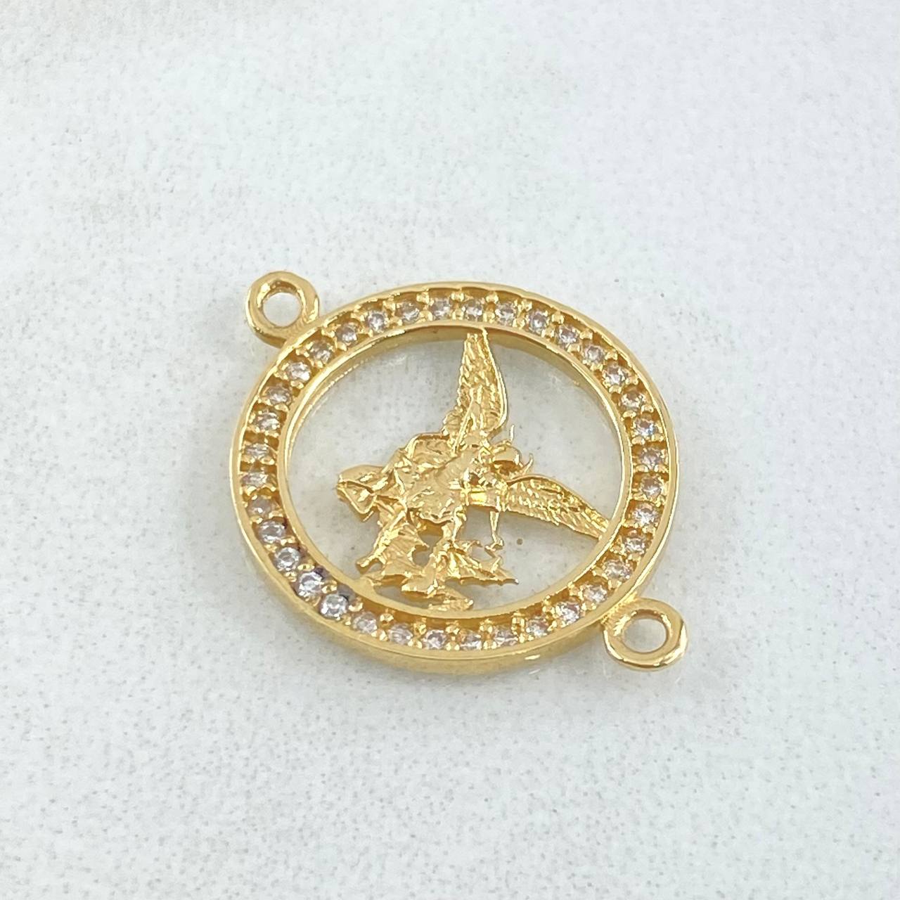 Herraje San Miguel Arcangel 1.7gr / 2.3cm / Oro Amarillo 18K