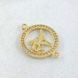 Herraje San Miguel Arcángel 1.75gr / 2.3cm / Oro Amarillo 18K