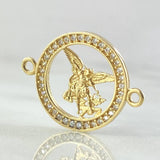Herraje San Miguel Arcangel 1.7gr / 2.3cm / Oro Amarillo 18K