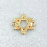 Herraje Estrella De David 0.9gr / 1.6cm / Oro Amarillo 18K