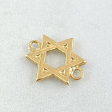 Herraje Estrella De David 0.9gr / 1.6cm / Oro Amarillo 18K