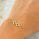 Herraje Infinito 0.5gr / 1.9cm / Oro Amarillo 18K