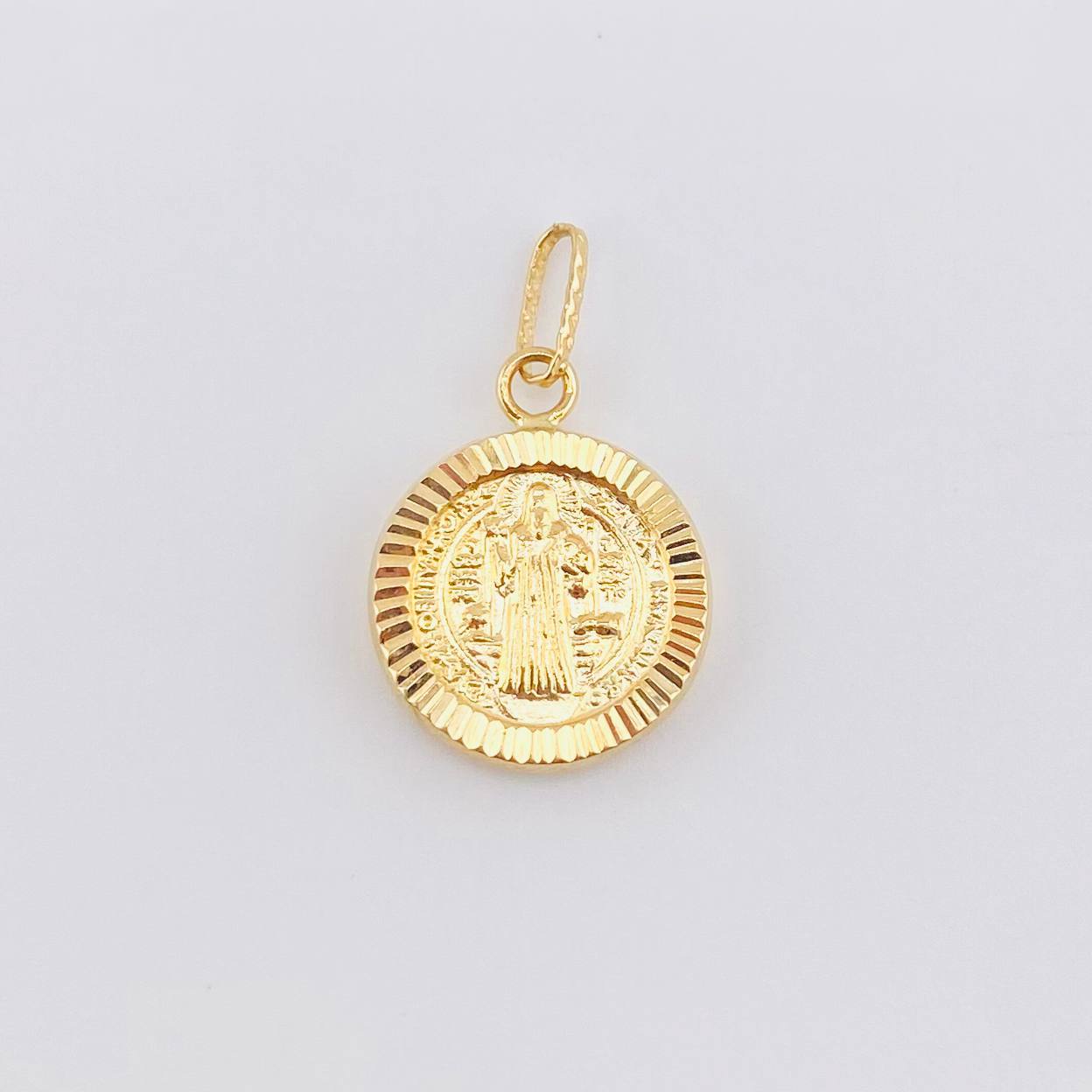 Dije San Benito 0.8gr / 2cm / Oro Amarillo 18K