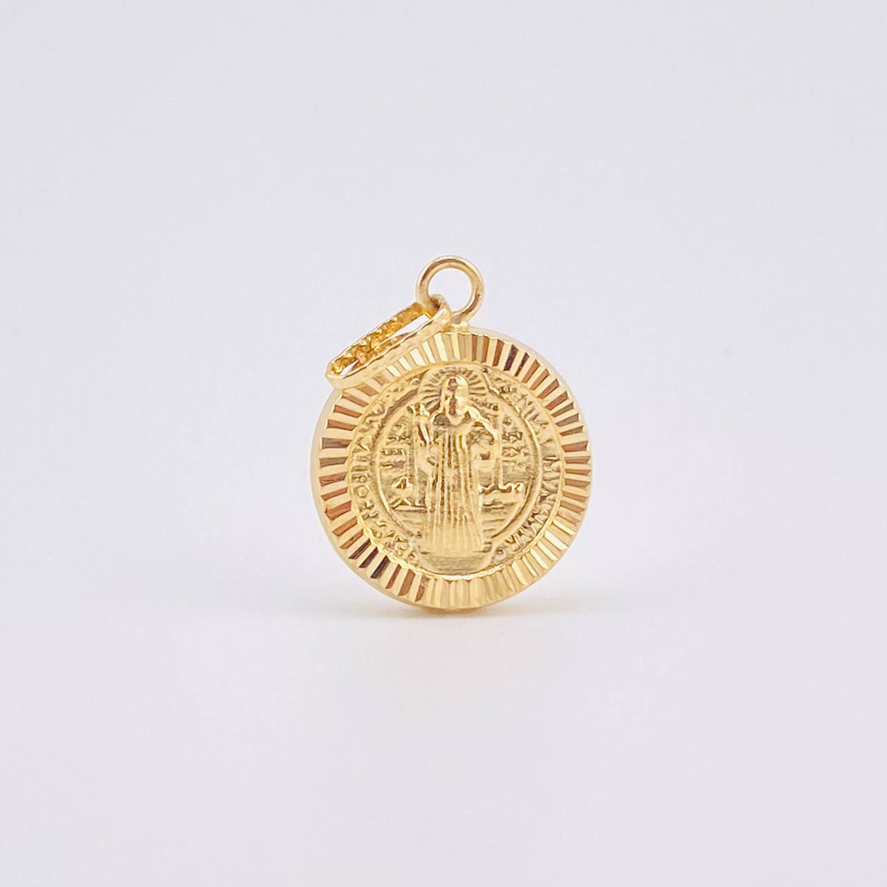Dije San Benito 0.8gr / 2cm / Oro Amarillo 18K
