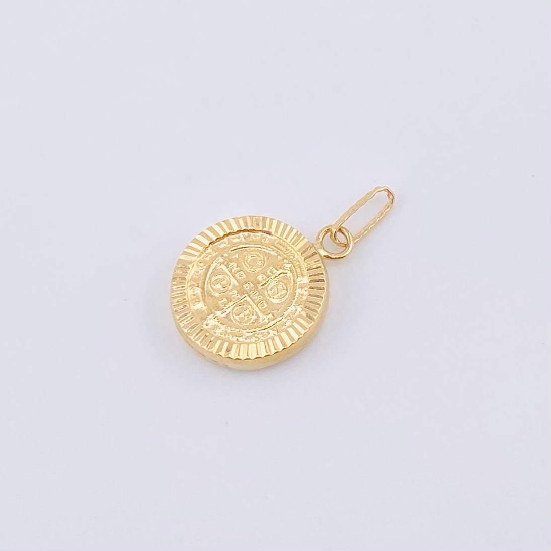 Dije San Benito 0.8gr / 2cm / Oro Amarillo 18K