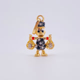 Dije Pato Bolsa Dinero 1.5gr / 2.2cm / Oro Amarillo 18K