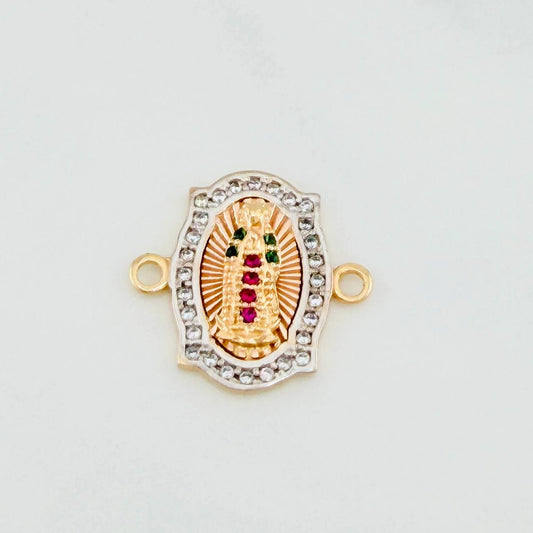 Herraje Virgen Guadalupe 1.95 g / 1.5 cm Tres Oros 18K