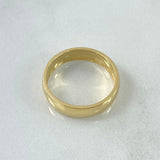 Fabricacion Bajo Pedido Anillo Argolla Lisa Matrimonio 5gr / Oro Amarillo 18K