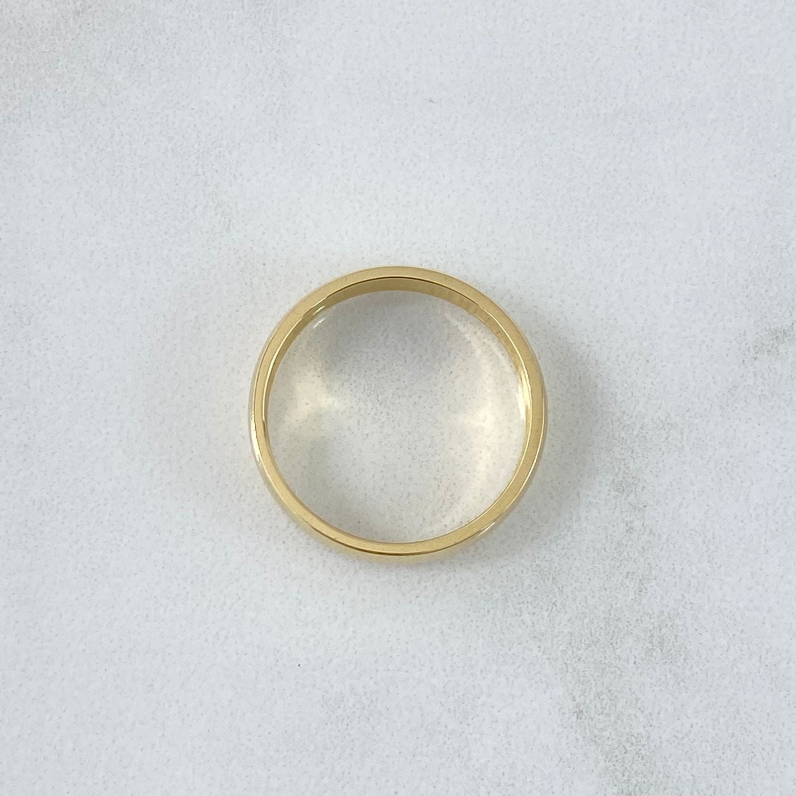 Fabricacion Bajo Pedido Anillo Argolla Lisa Matrimonio 5gr / Oro Amarillo 18K