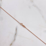 Cadena Aro Seguido 1.8gr / 45cm / 0.7mm Oro Rosa +3 18K &