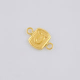 Herraje Letra U 0.3 g / 1.2 cm Oro Amarillo 18K