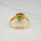 Anillo Solitario Corazon 1.5 g / T8 Oro Amarillo 18K