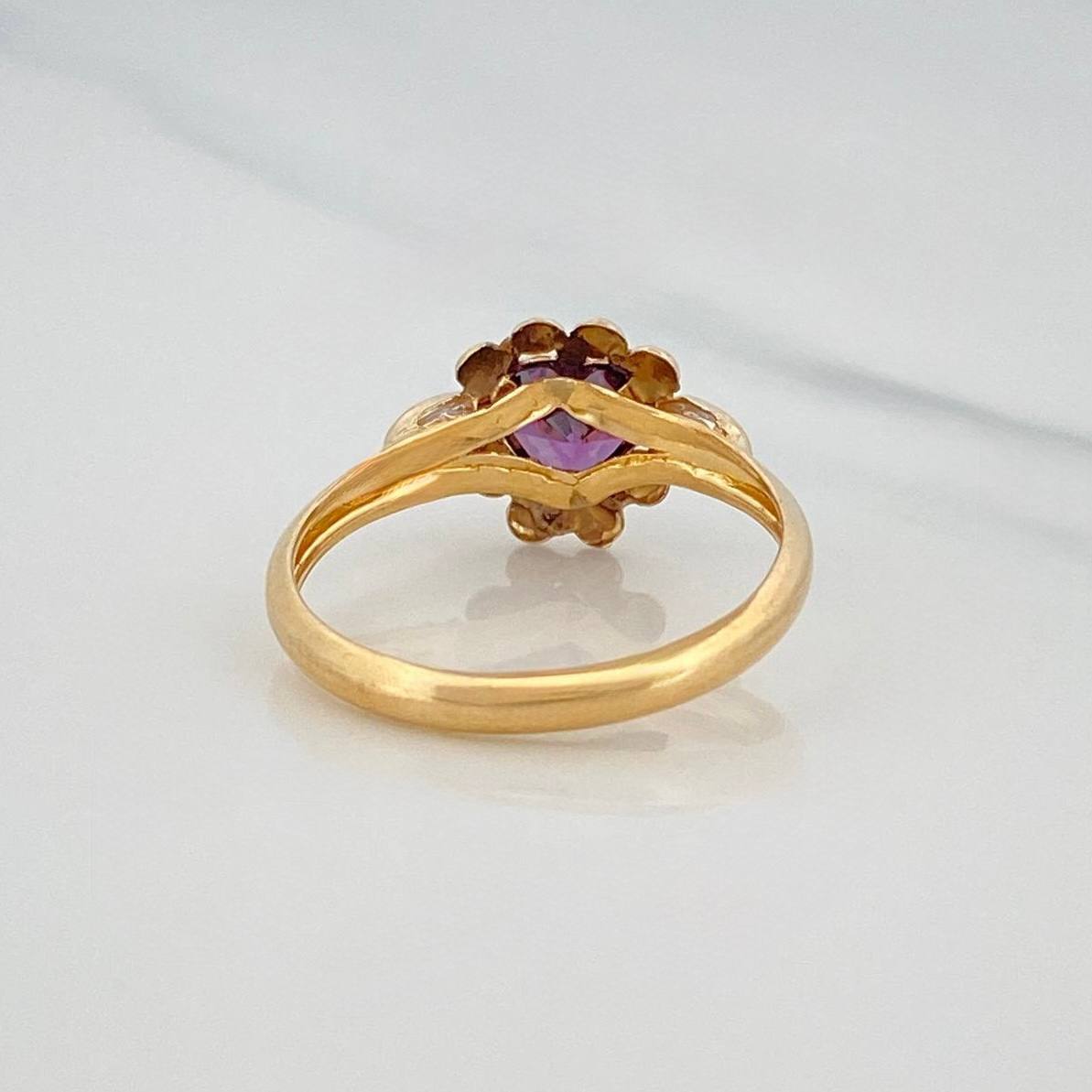 Anillo Corazon 1.7 g / T8 1/2 Oro Amarillo 18K