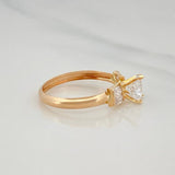 Anillo Solitario 1.45 g / T7 1/2 Oro Amarillo 18K