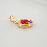 Dije Escudo Seleccion 0.65 g / 1.5 cm Oro Amarillo 18K