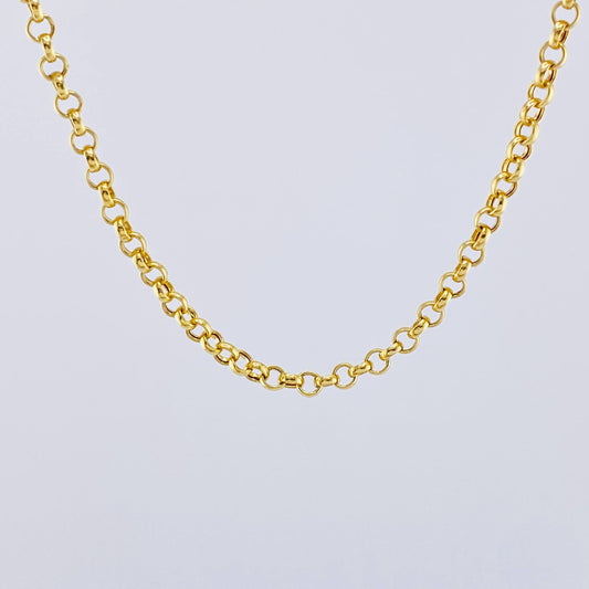 Cadena Roll On 10gr / 70.5cm / 3mm Oro Amarillo 18K