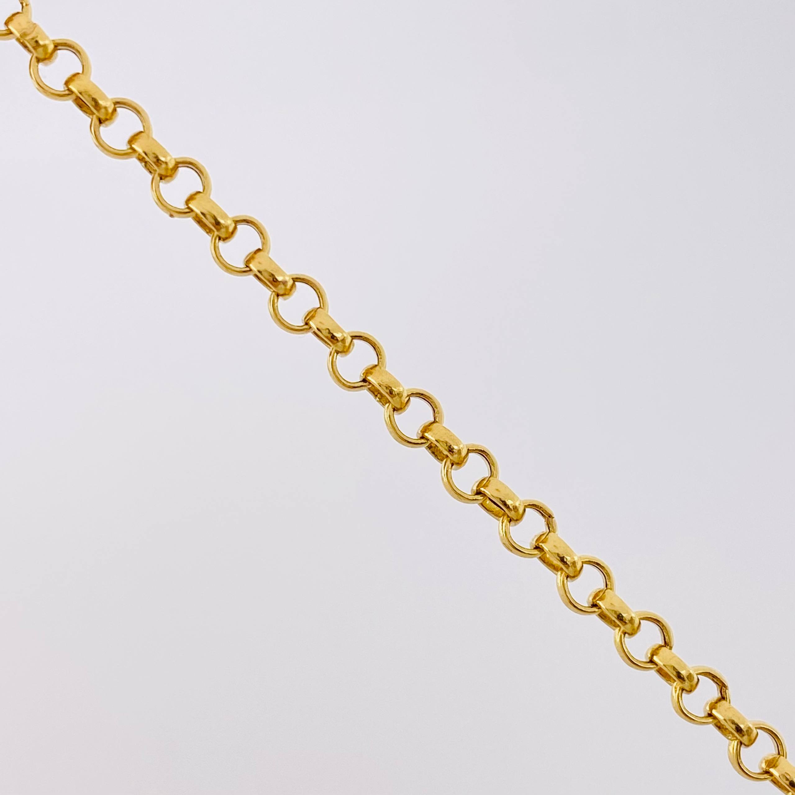 Cadena Roll On 10gr / 70.5cm / 3mm Oro Amarillo 18K