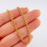 Cadena Roll On 10gr / 70.5cm / 3mm Oro Amarillo 18K