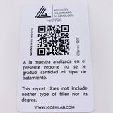 Dije Cubo Mini Esmeralda 11pts 0.35gr / 1.2cm / Oro Amarillo 18K ©