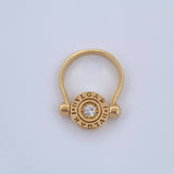Anillo BV 6.9gr / T6 3/4 / Diamante 20pts Oro Amarillo (Joya) &