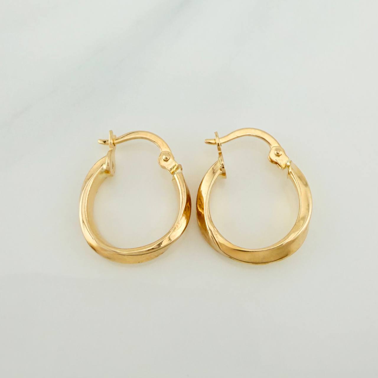 Candongas Vick 1.4gr / 1.8cm / Oro Amarillo 18K &