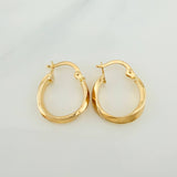 Candongas Vick 1.4gr / 1.8cm / Oro Amarillo 18K &