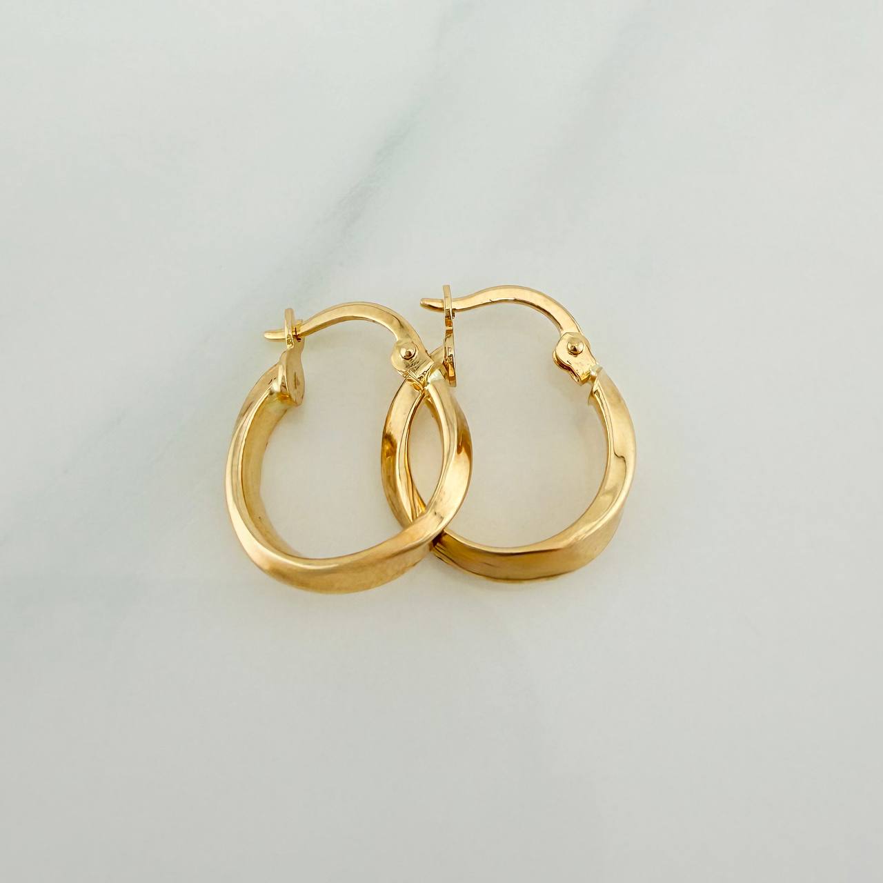 Candongas Vick 1.4gr / 1.8cm / Oro Amarillo 18K &