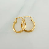 Candongas Vick 1.4gr / 1.8cm / Oro Amarillo 18K &